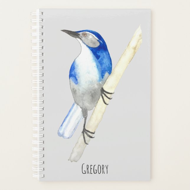 Agenda Personalizado California Scrub Jay (Anverso)