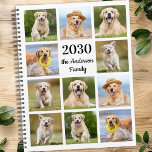 Agenda Personalizado Collage de fotos moderno crea su pro<br><div class="desc">planificador del calendario de collage de fotos de los personalizados. Nuestro divertido planificador de fotos tiene 11 fotos para personalizar y nombrar. El diseño está delante y detrás. Personalizar con fotos familiares, fotos de niños favoritos, fotos de mascotas y todas las fotos de tus perros! DERECHOS RESERVADOS © 2022 Judy...</div>