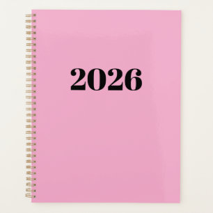 Agenda Personalizado Color Rosa