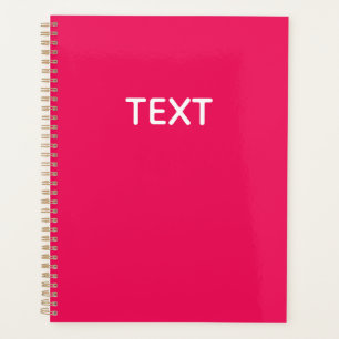 Agenda Personalizado Color Rosa