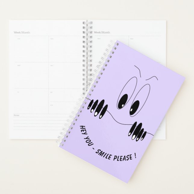 Agenda Personalizado Colores Planner Curiosity Oyes Smile (Demostración)