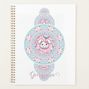 Agenda Personalizado Cute Kawaii Bunny Ornamentala Mandal