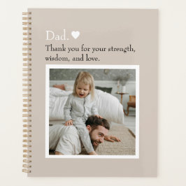 Agenda Personalizado Dad Gracias Planner