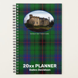 Agenda Personalizado Davidson Scottish Clan Castle Tartan