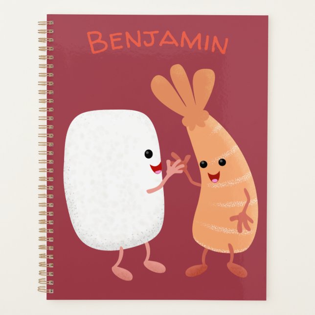 Agenda Personalizado de amigos de la pradera de arroz dul (Anverso)