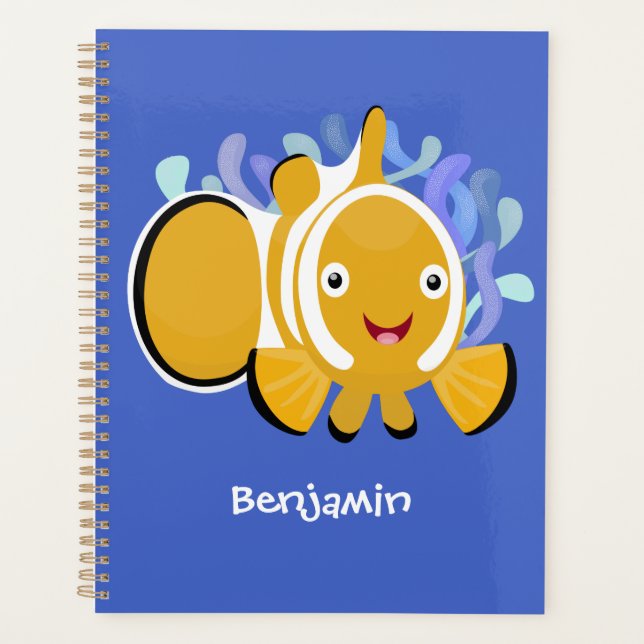 Agenda Personalizado de anenoma de payaso alegre (Anverso)