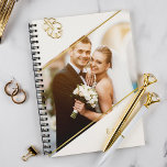 Agenda Personalizado de ángulo minimalista monogramado Fo<br><div class="desc">Diseño fotográfico personalizado moderno y minimalista.</div>