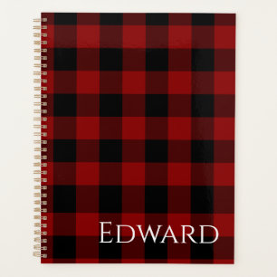 Agenda Personalizado de Buffalo Plaid