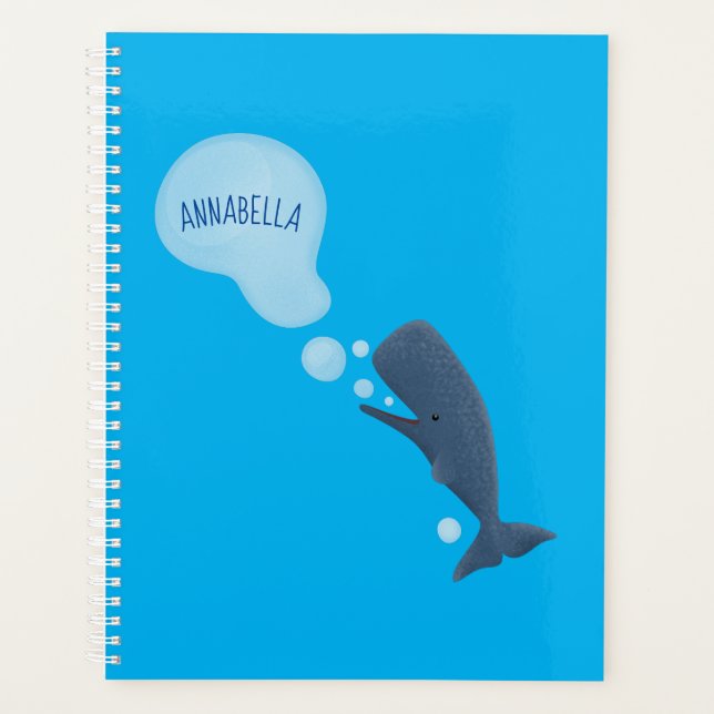 Agenda Personalizado de burbujas de esperma de esperma (Anverso)