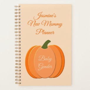 Agenda Personalizado de calabaza neutra de género Naranja