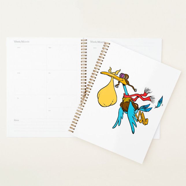 Agenda Personalizado de cigüeñas voladoras con gafas y pa (Subido por el creador)