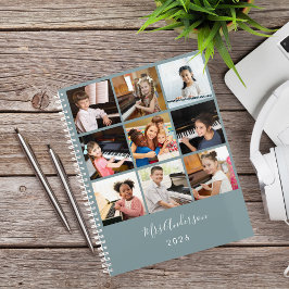 Agenda Personalizado de Collage de fotos de profesores de