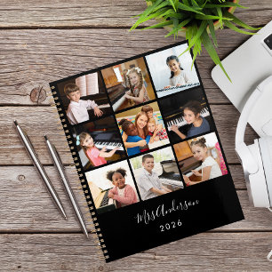 Agenda Personalizado de Collage de fotos de profesores de