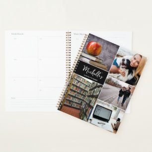 Agenda Personalizado de Collage de fotos personalizado Pl