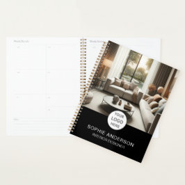 Agenda Personalizado de diseño interior foto negro