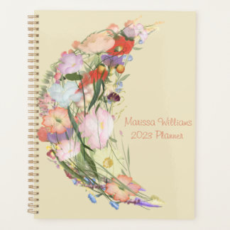 Agenda Personalizado de flores silvestres Planner