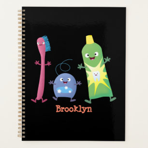Agenda Personalizado de hilo dental de cepillo de dientes