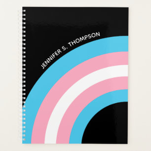 Agenda Personalizado de la bandera del orgullo gay transg
