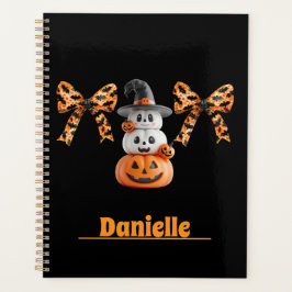 Agenda Personalizado de la calabaza de Coquette Cute