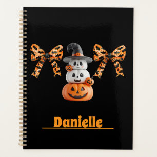 Agenda Personalizado de la calabaza de Coquette Cute