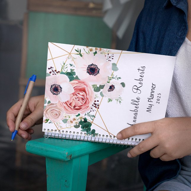 Agenda Personalizado de las semanas de las flores rosadas (Subido por el creador)