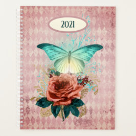 Agenda Personalizado de Luna Moth Bouquet