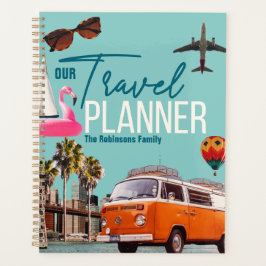 Agenda Personalizado de Moda Retro Collage Planner de via
