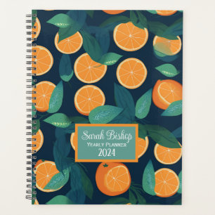 Agenda Personalizado de Naranjas frescos de planificación