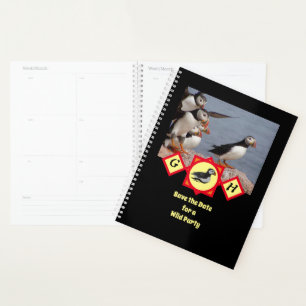 Agenda Personalizado de natación atlántica Monograma Fo