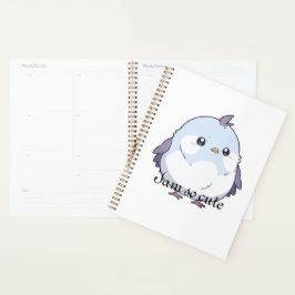 Agenda Personalizado de pájaro Cute Kawaii Chubby - Paste