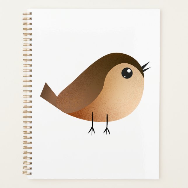 Agenda Personalizado de pájaro de Sparrow (Anverso)