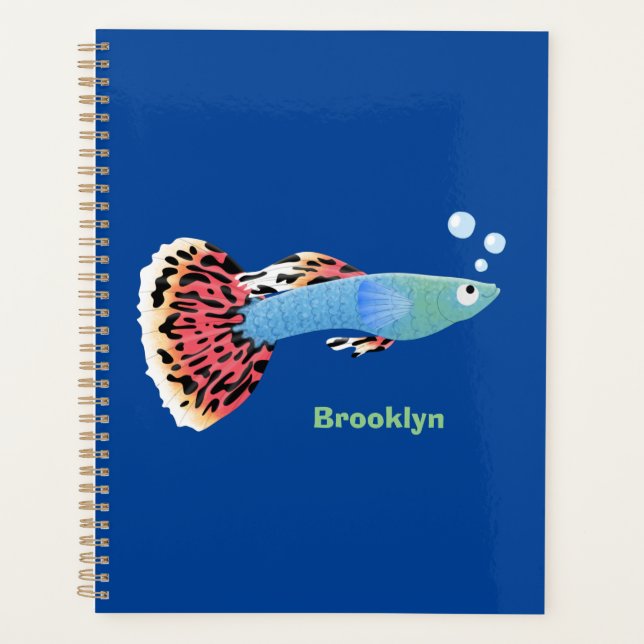 Agenda Personalizado de peces tropicales adormilados (Anverso)