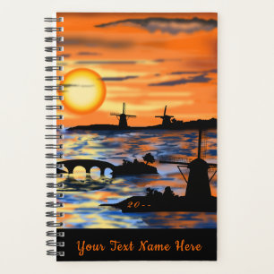 Agenda Personalizado de planes de verano en el mar Texto 