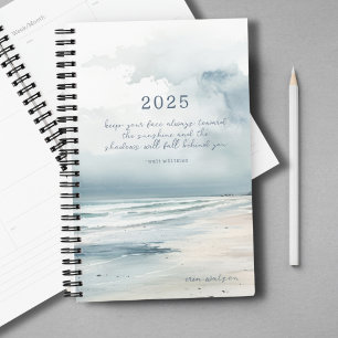 Agenda Personalizado de playa tranquilo cita a planificad