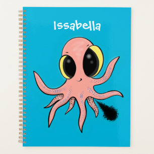 Agenda Personalizado de pulpo para bebés, dulce y descara