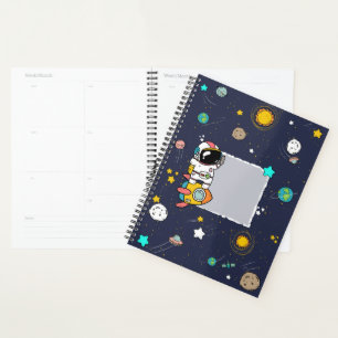 Agenda Personalizado del espacio ultraterrestre astronaut