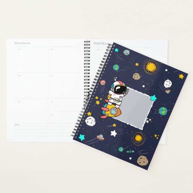 Agenda Personalizado del espacio ultraterrestre astronaut (Demostración)