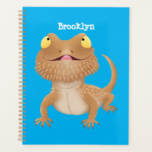 Agenda Personalizado del lagarto de dragón barbudo