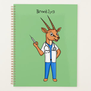Agenda Personalizado del médica del antílope de Gemsbok