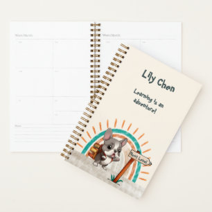 Agenda Personalizado educada Bulldog francés de vuelta a