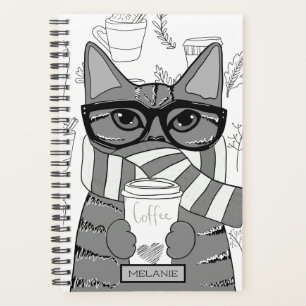 Agenda Personalizado el Gato y el Café