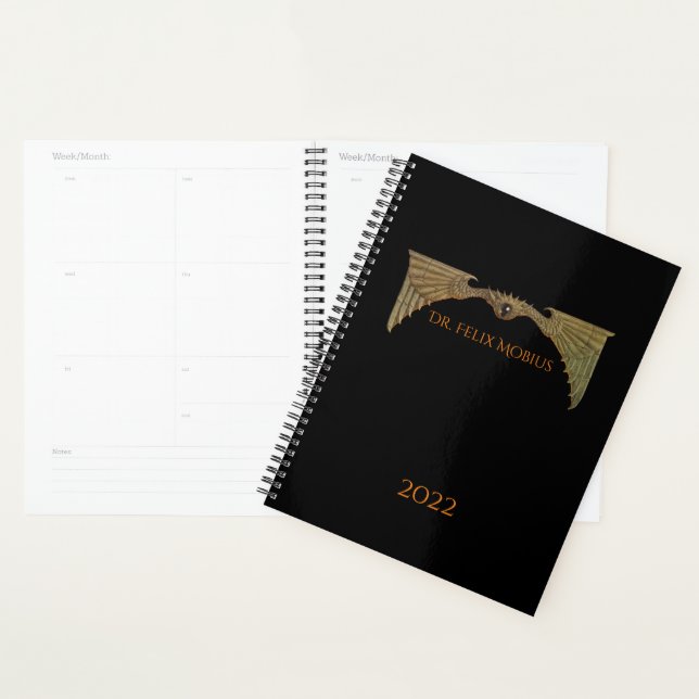 Agenda Personalizado el ojo volador de ciencia ficción (Demostración)