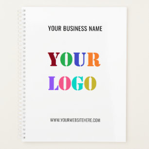 Agenda Personalizado Empresa Logo y Text Business Planner