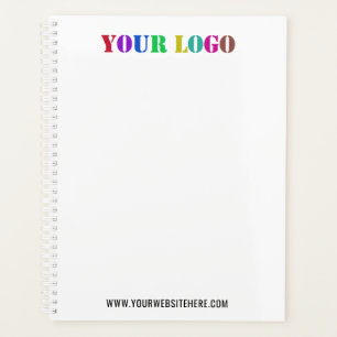 Agenda Personalizado Empresa Logo y Text Business Planner