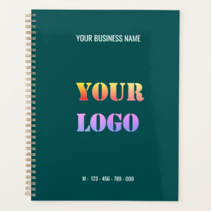 Agenda Personalizado Empresa Logo y Text Business Planner