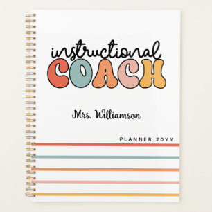 Agenda Personalizado Entrenador de Educación Retro