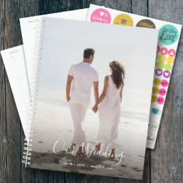 Agenda Personalizado Foto Boda mensual semanal