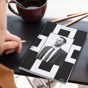 Agenda Personalizado Foto de negocios profesional en blan