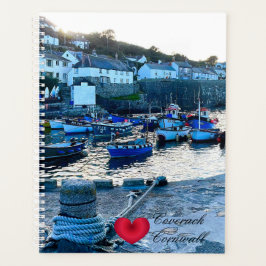 Agenda Personalizado Heart Coverack Harbour Dusk Cornwall