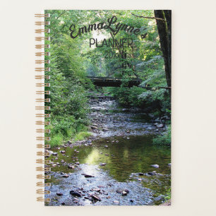 Agenda Personalizado Hermosa Luz Solar En Water Mountain 